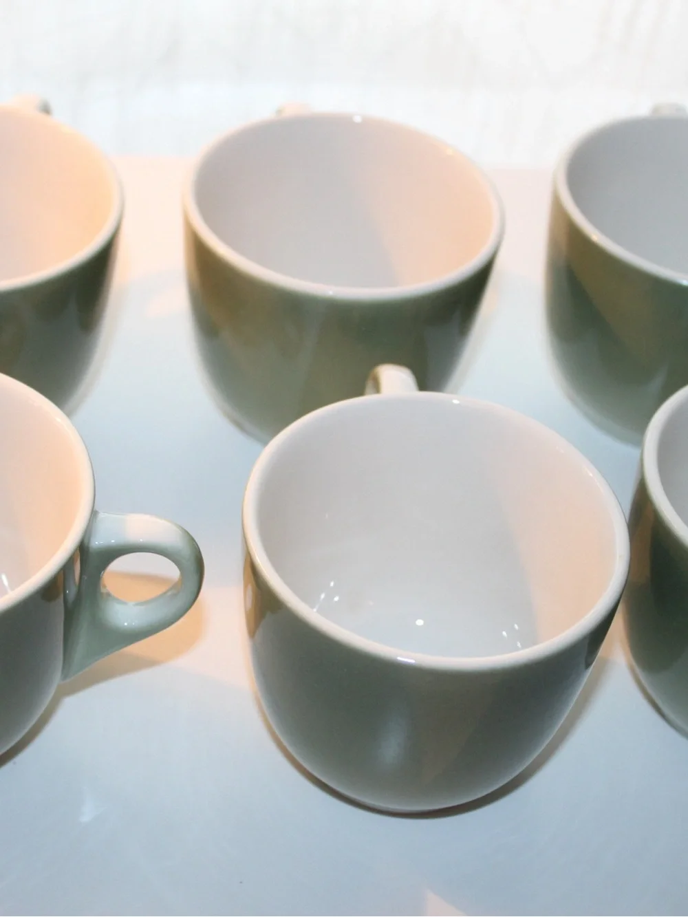 Sage Green Ceramic Mug with Comfortable Handle - Picture 5 of 10